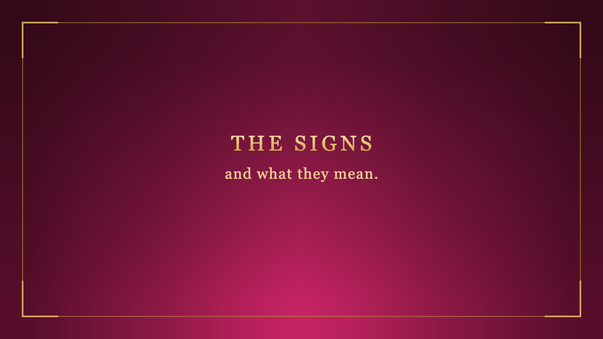 118 The Signs of the Times and the Apocalypse